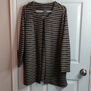 Chico's Travelers Collection open sweater size 2 L